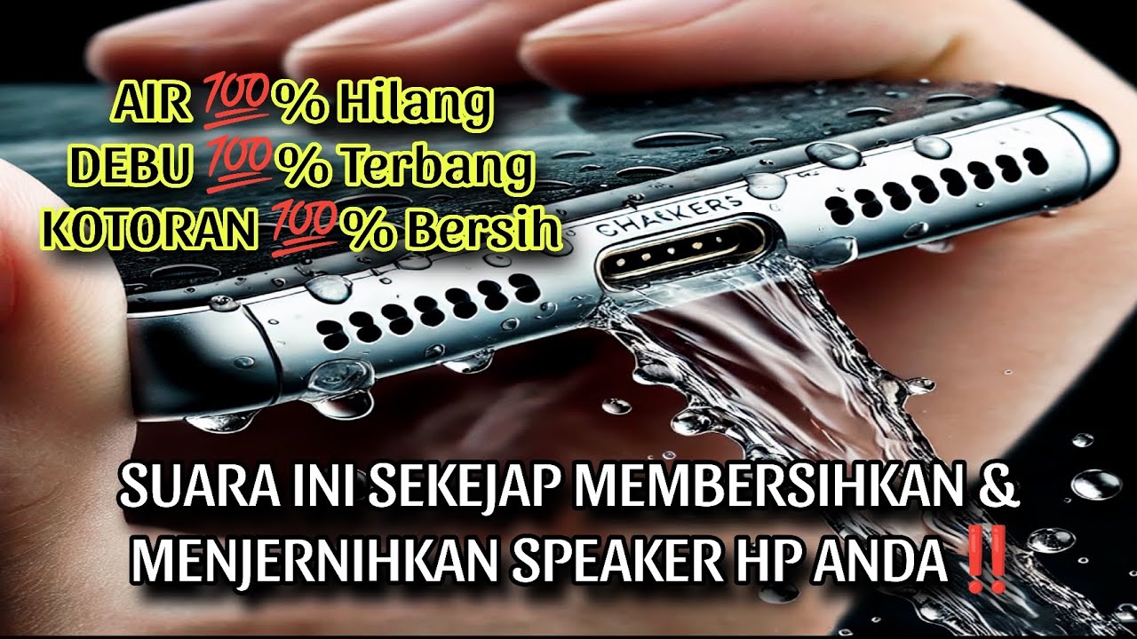 SPEAKER CLEANER SOUND | Selamatkan Speaker HP mu dari AIR, DEBU, & KOTORAN‼️(TANPA IKLAN)