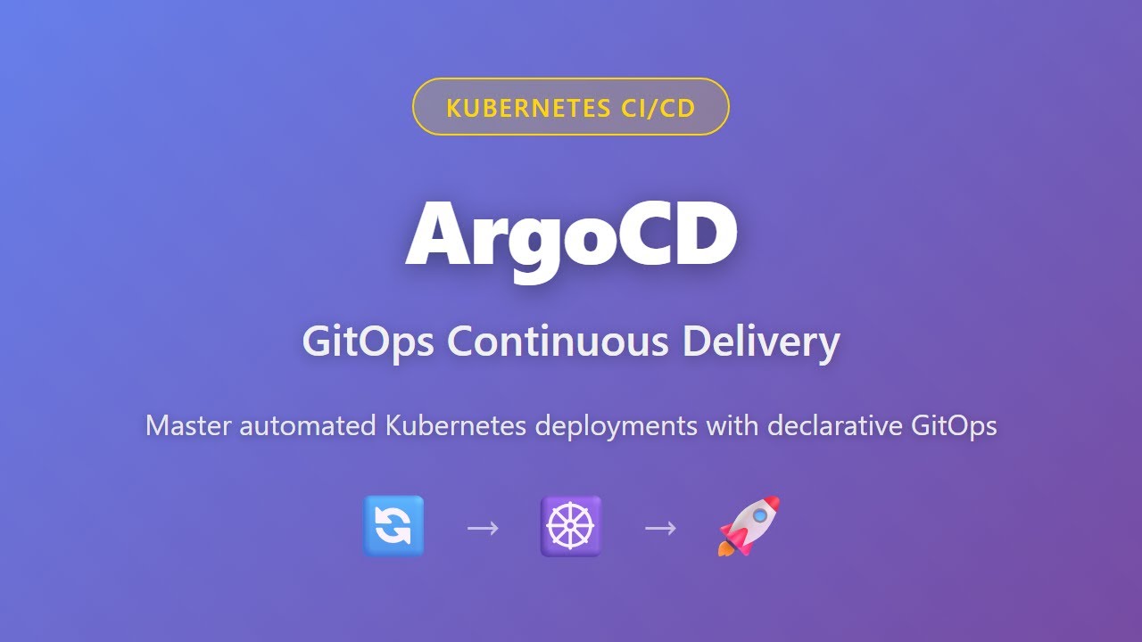 Учебное пособие ArgoCD: Непрерывная доставка GitOps для Kubernetes | Полное руководство для начин...