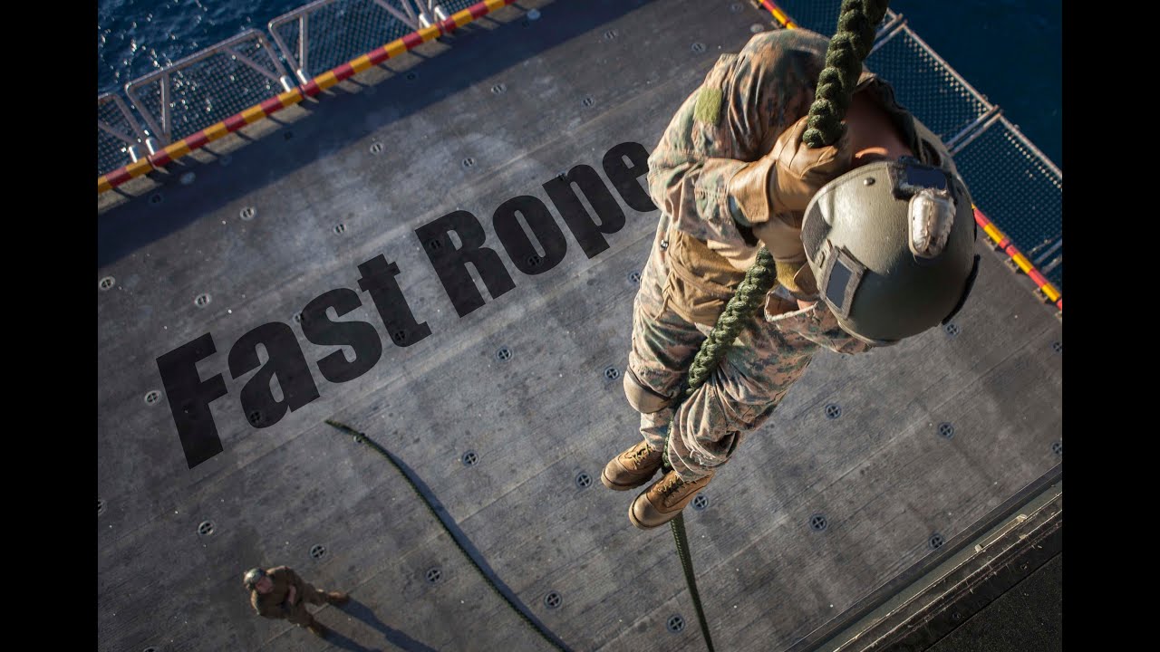 Marines Hit the Deck with Fast Roping