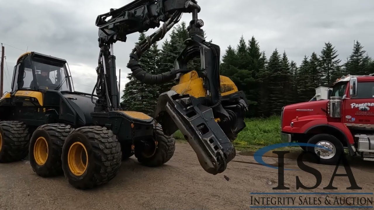 2122 - 2019 Ponsse Ergo AF 8W Processor Will Be Sold At Auction!