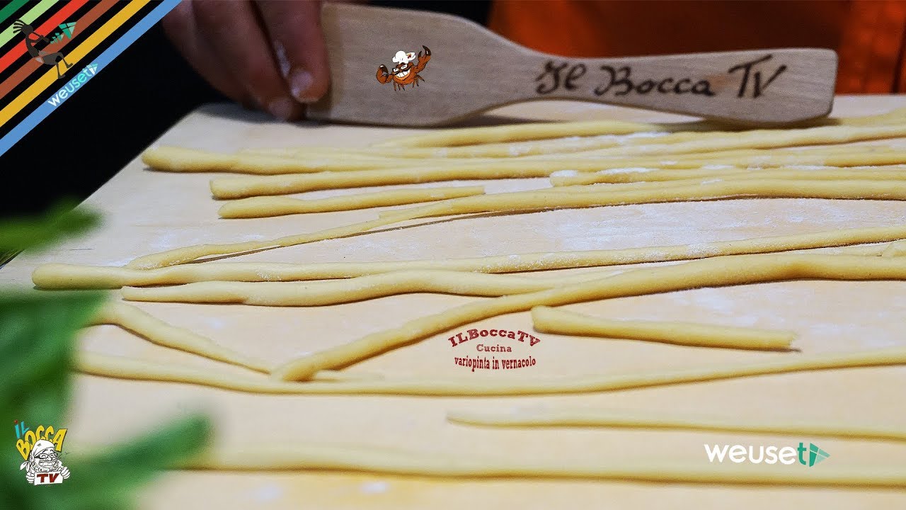 401 - Pici fatti in casa...ce l'ha chiesti anche la NASA! (antica pasta tipica toscana fatta a mano)