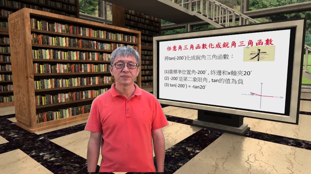 一般角三角函數化為銳角三角函數