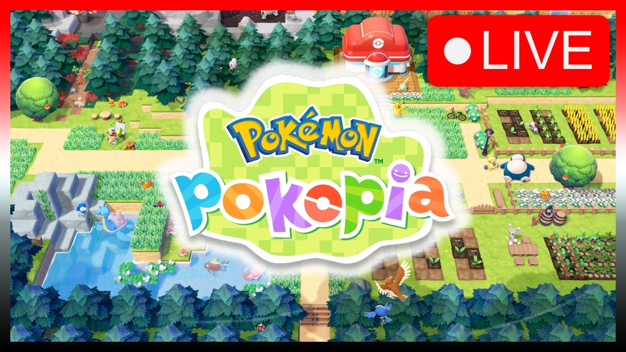 (LIVE) BUILDING UP MY FARMING SYSTEMS IN POKEMON POKOPIA