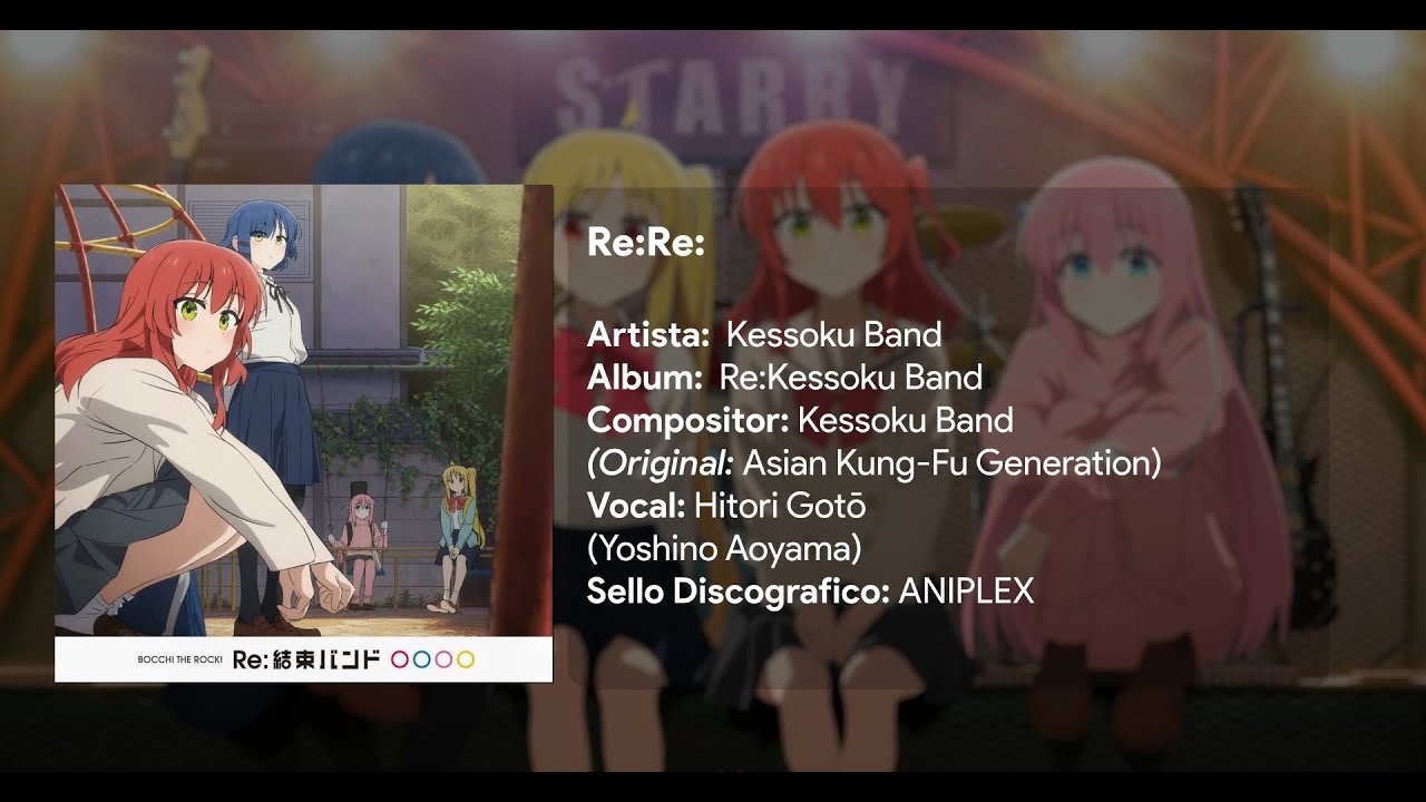 Re:Re:  - Kessoku Band | Letra en Español