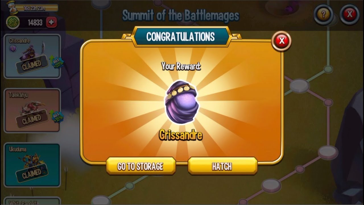 Monster Legends - Battlemages maze island unlock all