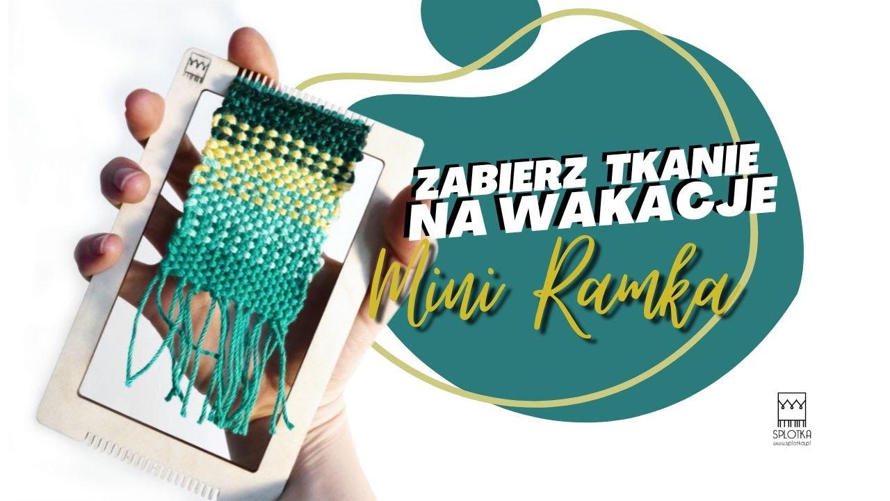 Wakacyjne tkanie 🌞MINI ramka do biżuterii i zakładek🧵| Woven bookmarks
