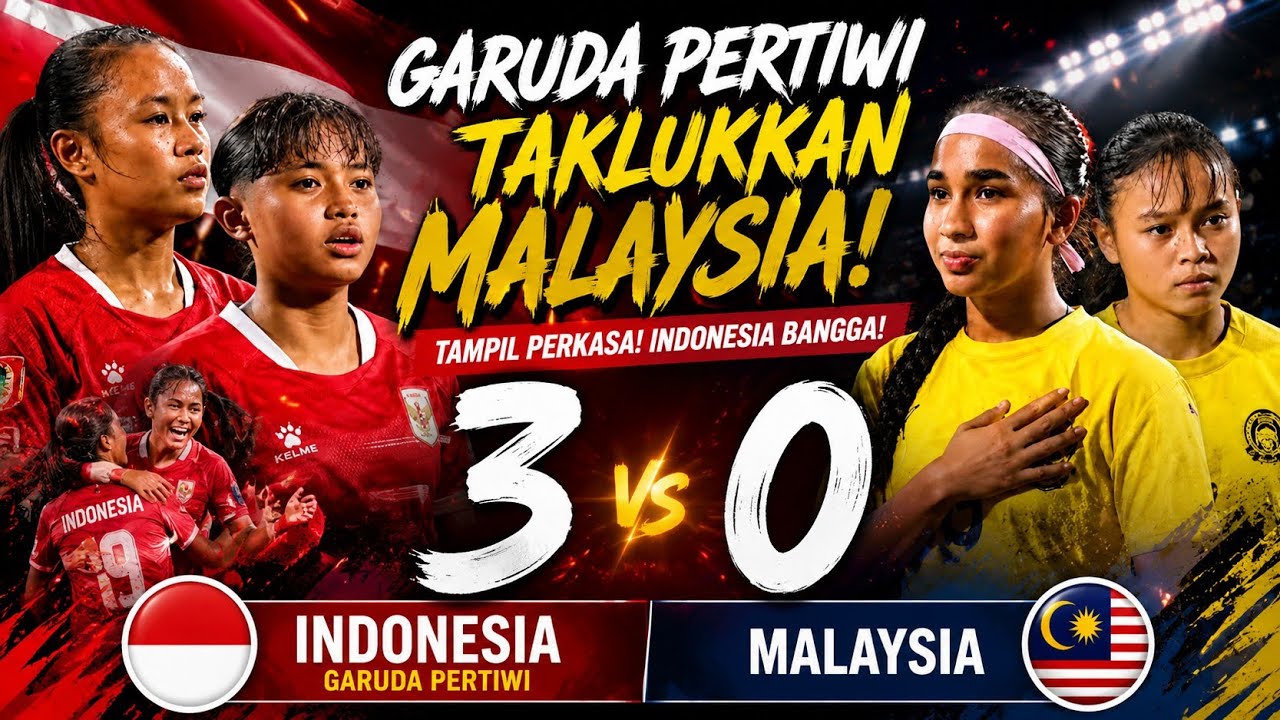 🔴 SEDANG BERLANGSUNG!  HIGLIGHT TIMNAS PUTRI INDONESIA VS MALAYSIA 3:0