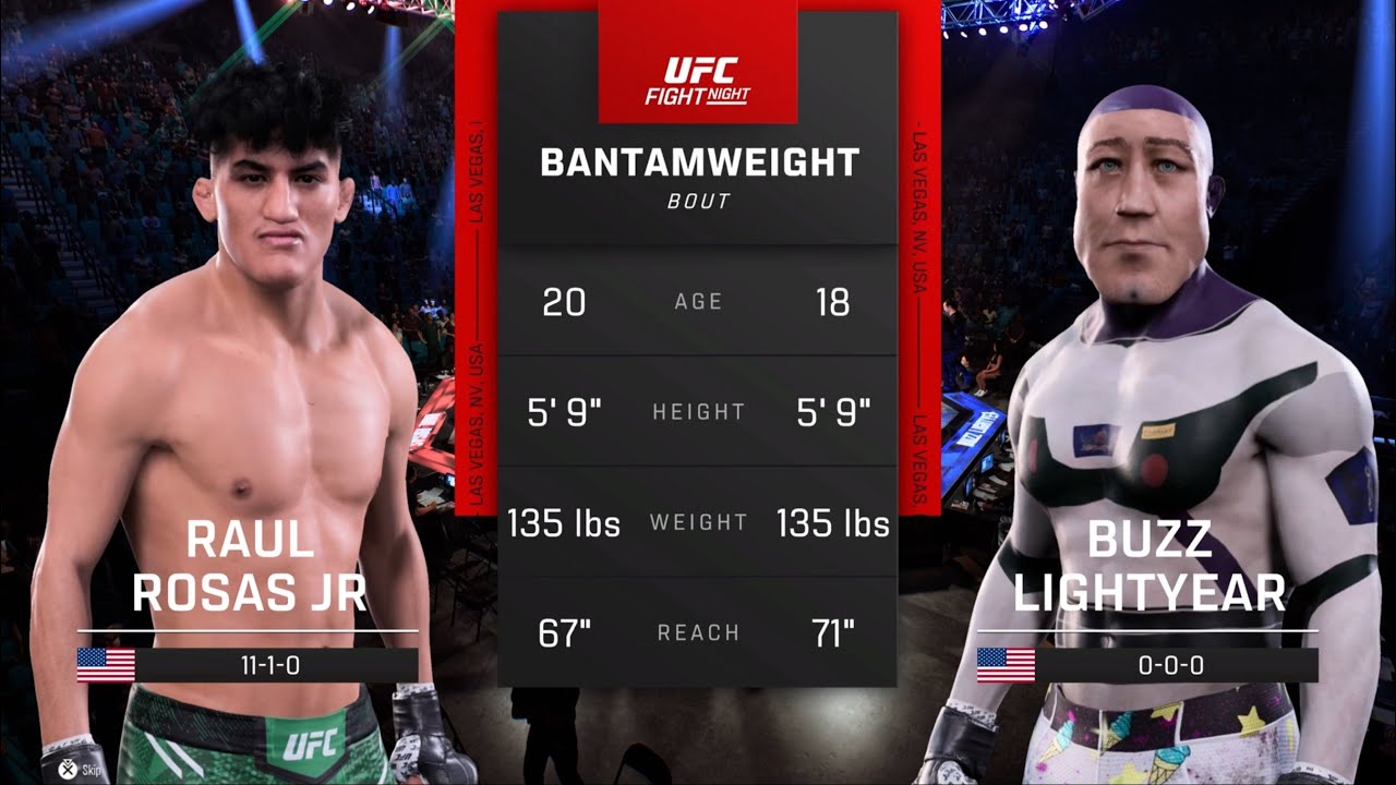 Buzz Lightyear vs. Raul Rosas Jr. - EA Sports UFC 5 - Epic Fight