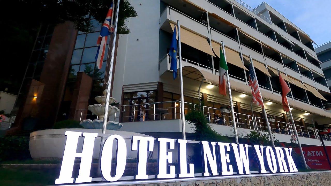 Отель NEW YORK, Албания, Влера. Обзор отеля, территории, пляжа, номеров. Hotel, Albania, Vlore.