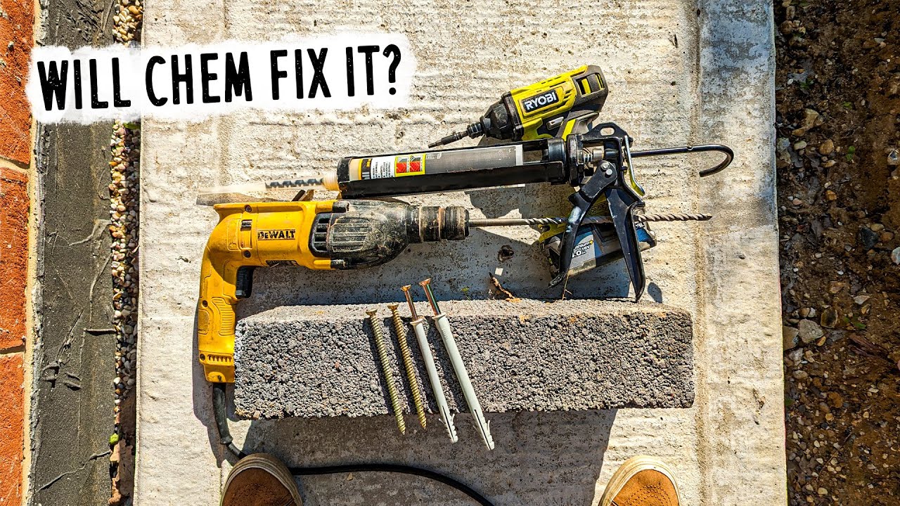 Can Chemical Resin Fix Failed Fixings? Redrilling Experiment Reveals All