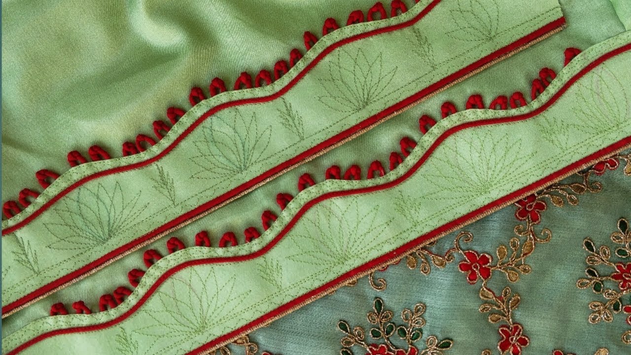 Easy and stylish salwar mohri design making
