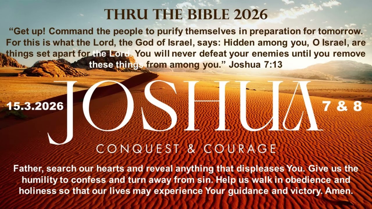 Joshua 7 & 8 - 15.3.2026