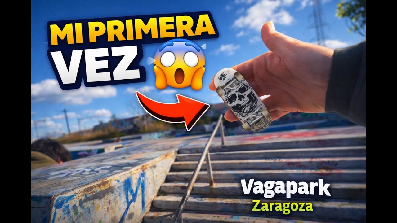 Mi primera vez en un FINGER SKATEPARK