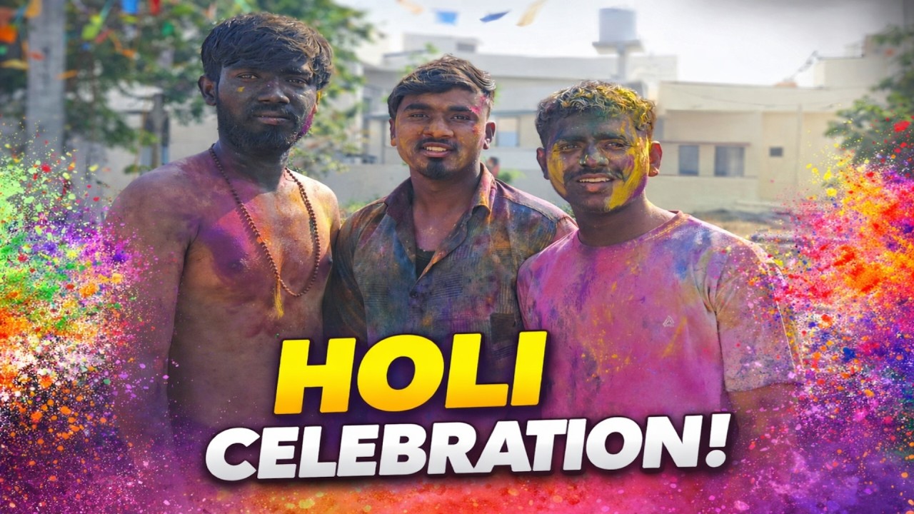 ಹಾಸ್ಟೆಲ್‌ನಲ್ಲಿ ಸ್ನೇಹಿತರ ಜೊತೆ ನಮ್ಮ ಹೋಳಿ ಸಂಭ್ರಮ | Hostel Holi Celebration 🎉 | Kannada Boy |
