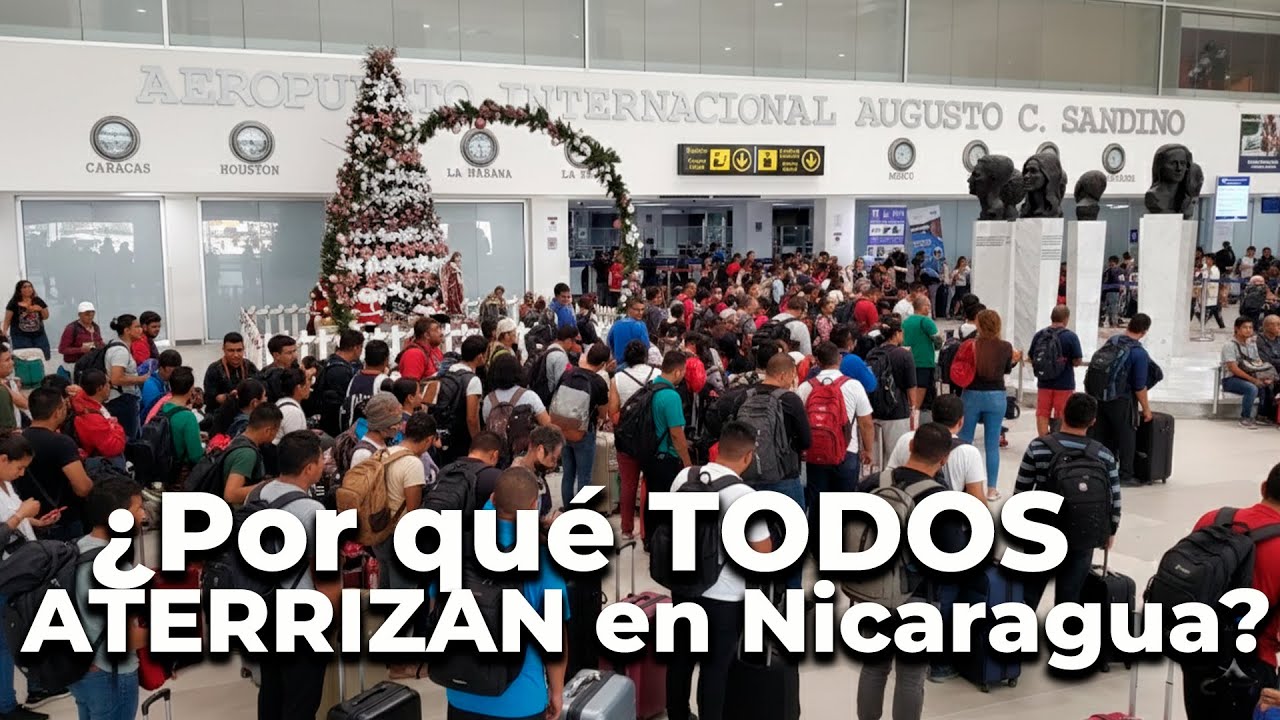 ¡A REVENTAR! Así luce el AEROPUERTO de Nicaragua en temporada NAVIDEÑA🇳🇮✈️