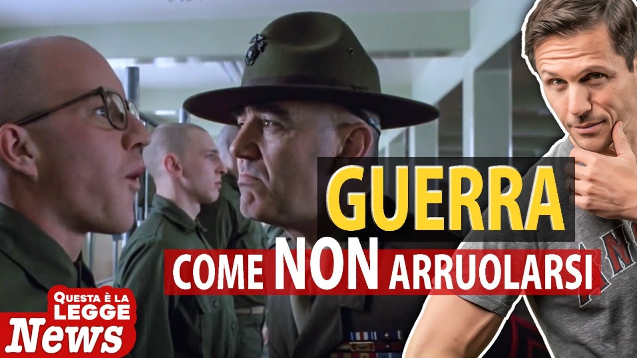 Come non ARRUOLARSI in GUERRA e farsi RIFORMARE | Avv. Angelo Greco