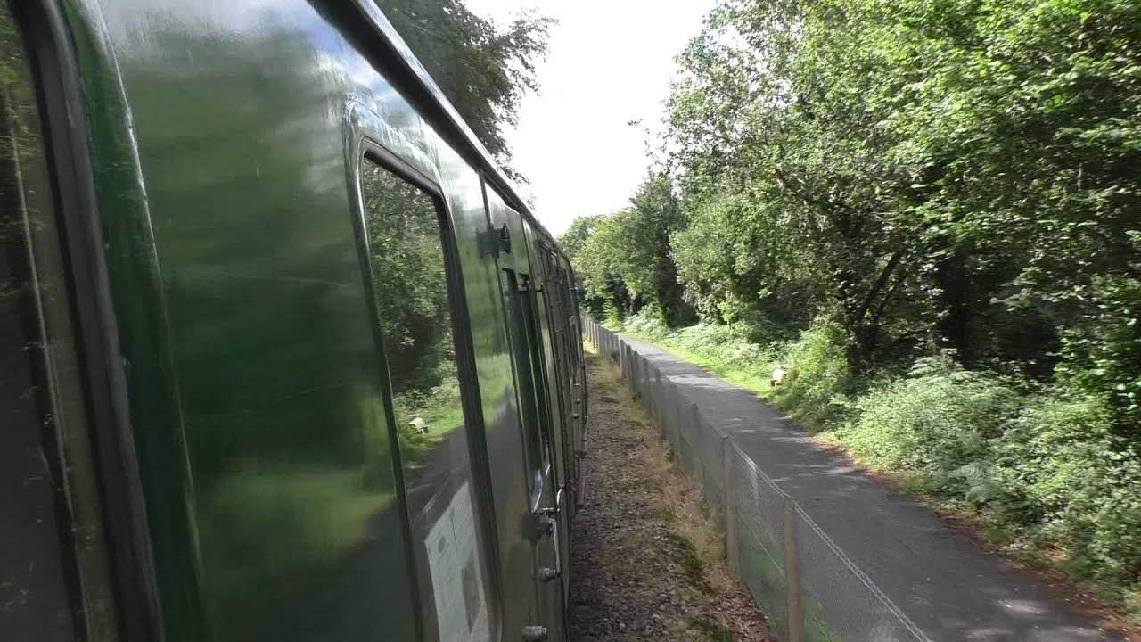 Dartmoor Railway Class 205 Thumper, 1132 Thrashing through Meldon Tunnel, 10/8/14
