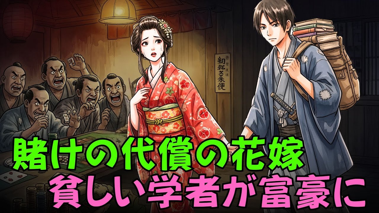 賭場の賭けで嫁がされた娘…貧しい学者との結婚が彼を大富豪に変えた| 野談 | 伝説 | 昔話 | 説話 | 民話