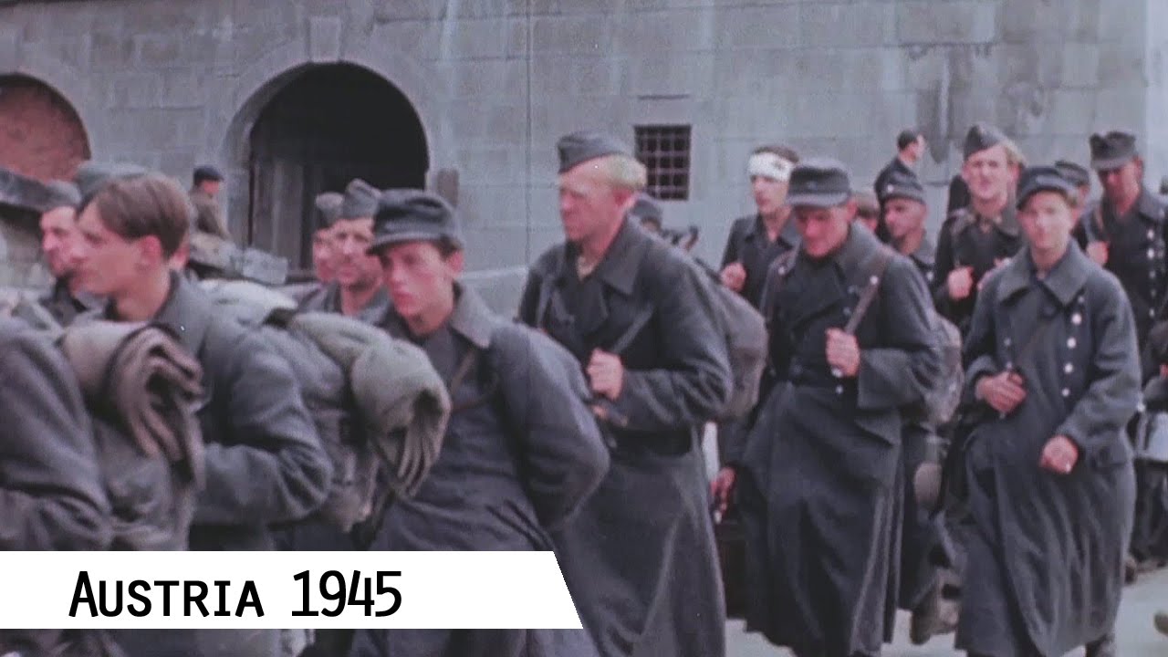 Austria in May 1945 in color and HD (Gramastetten and Linz)