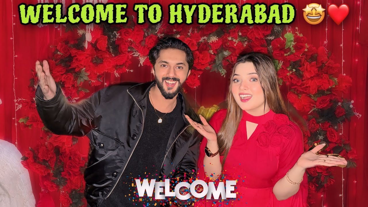 Grand Surprise Ki Tayari 🥹❤️ | Welcome To Hyderabad 🤩 | @hussain.tareen |