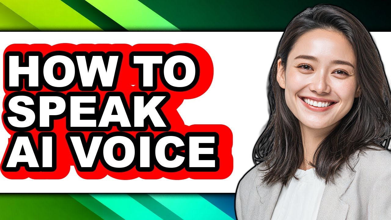 How to Speak Ai Voice - Step by Step