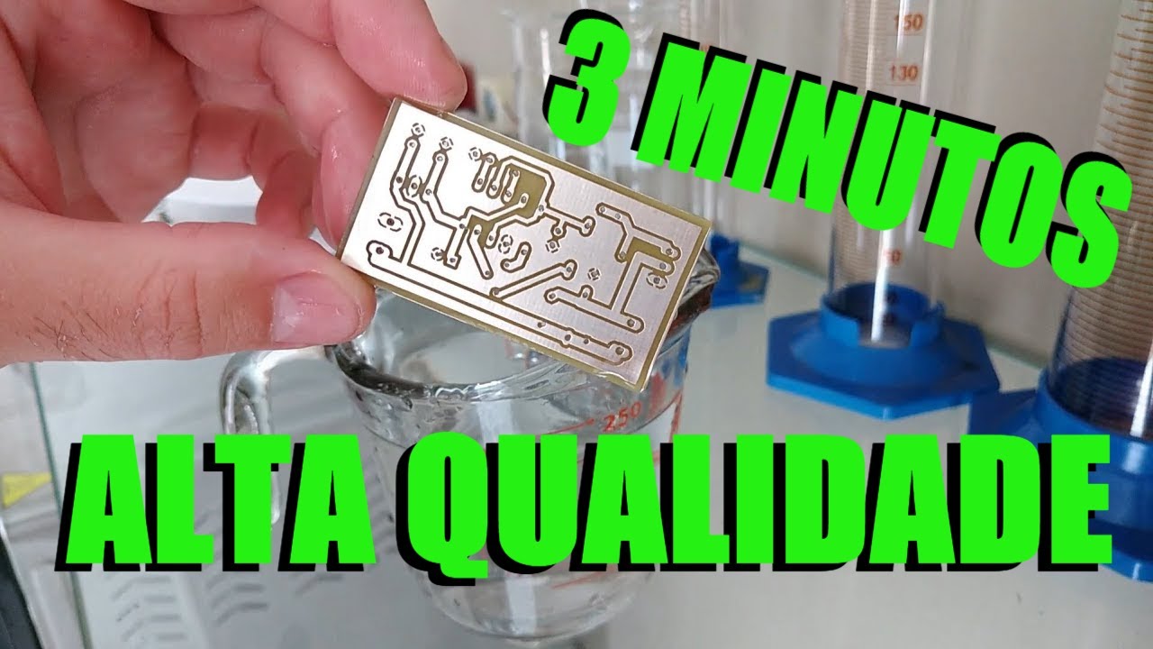 [ MODO FÁCIL ] Como corroer placa de circuito impresso