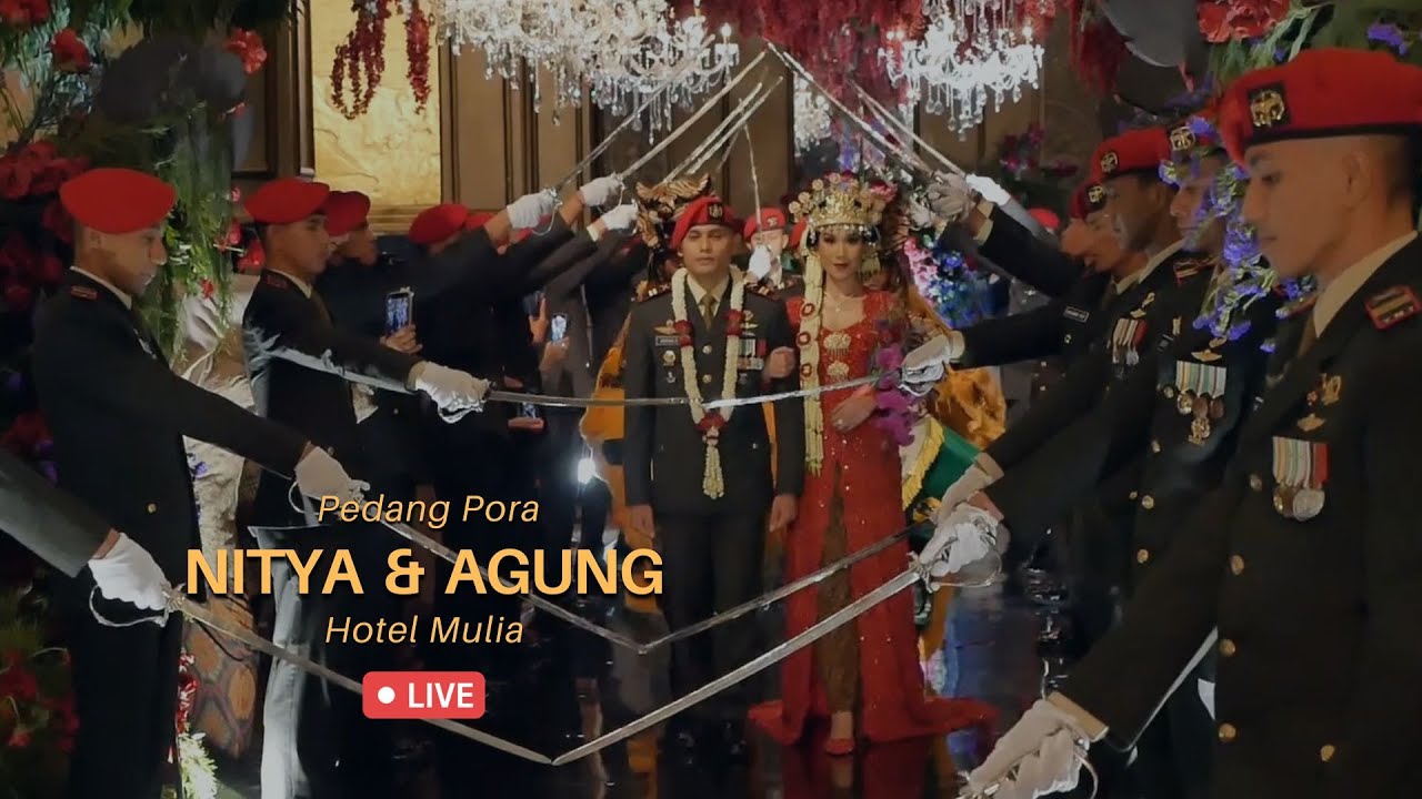 LIVE - Pedang Pora TNI AD Nintya & Agung di Hotel Mulia