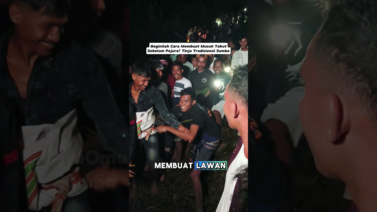 BEGINILAH STRATEGI PESERTA TINJU TRADISIONAL SUMBA 