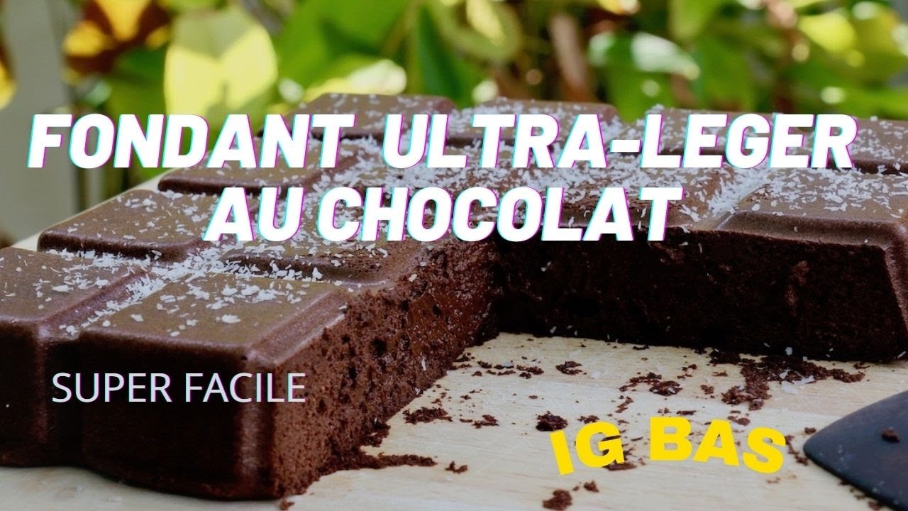 [Recette Minceur & IG Bas] Mon Fondant au chocolat ULTRA LEGER