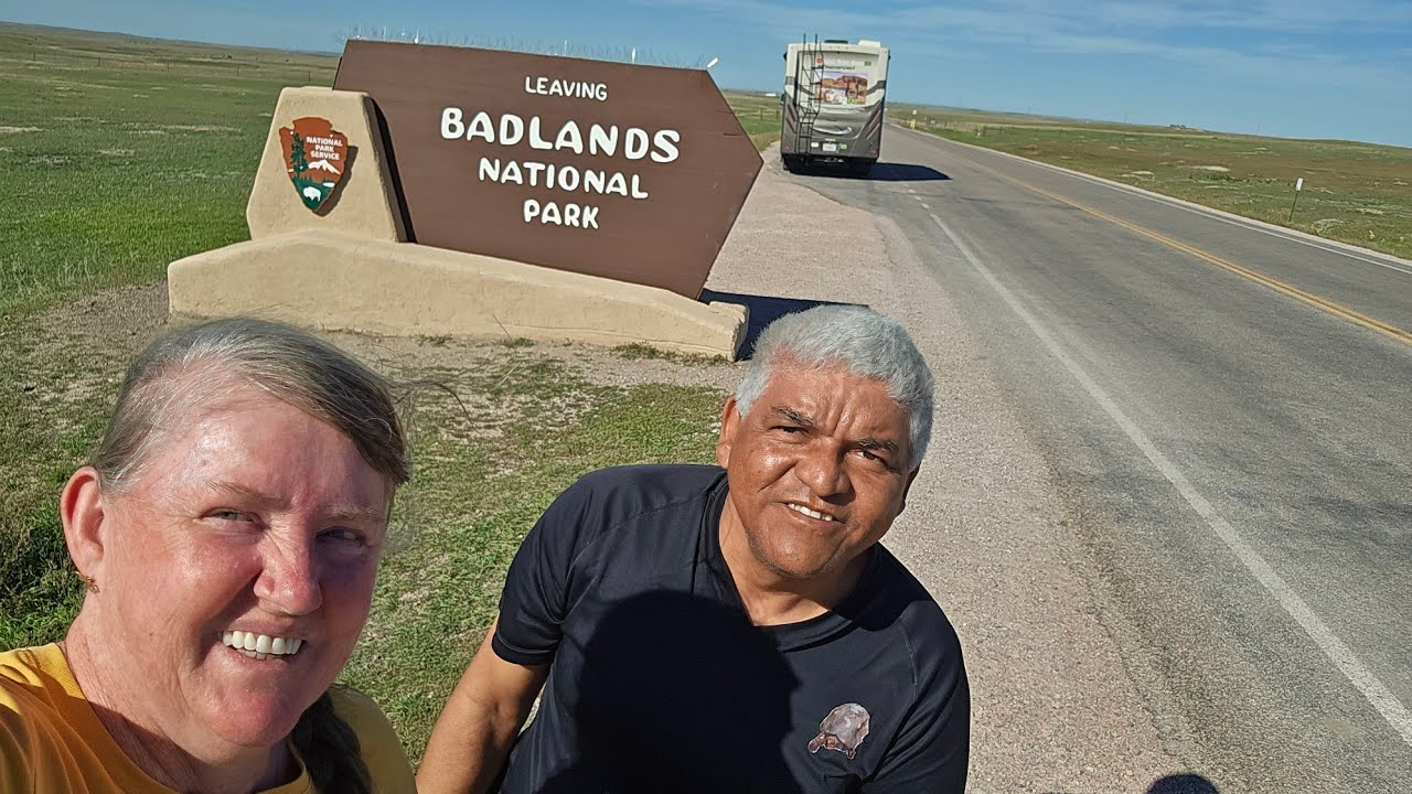 Será que tem flores? Badlands National Park, Dakota do Sul nos Estados Unidos 
