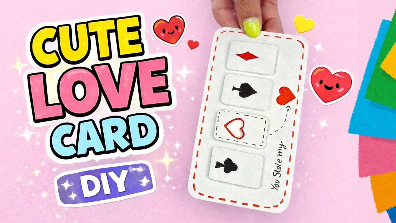 Pocketful of Love” – Cute Handmade Love Card DIY