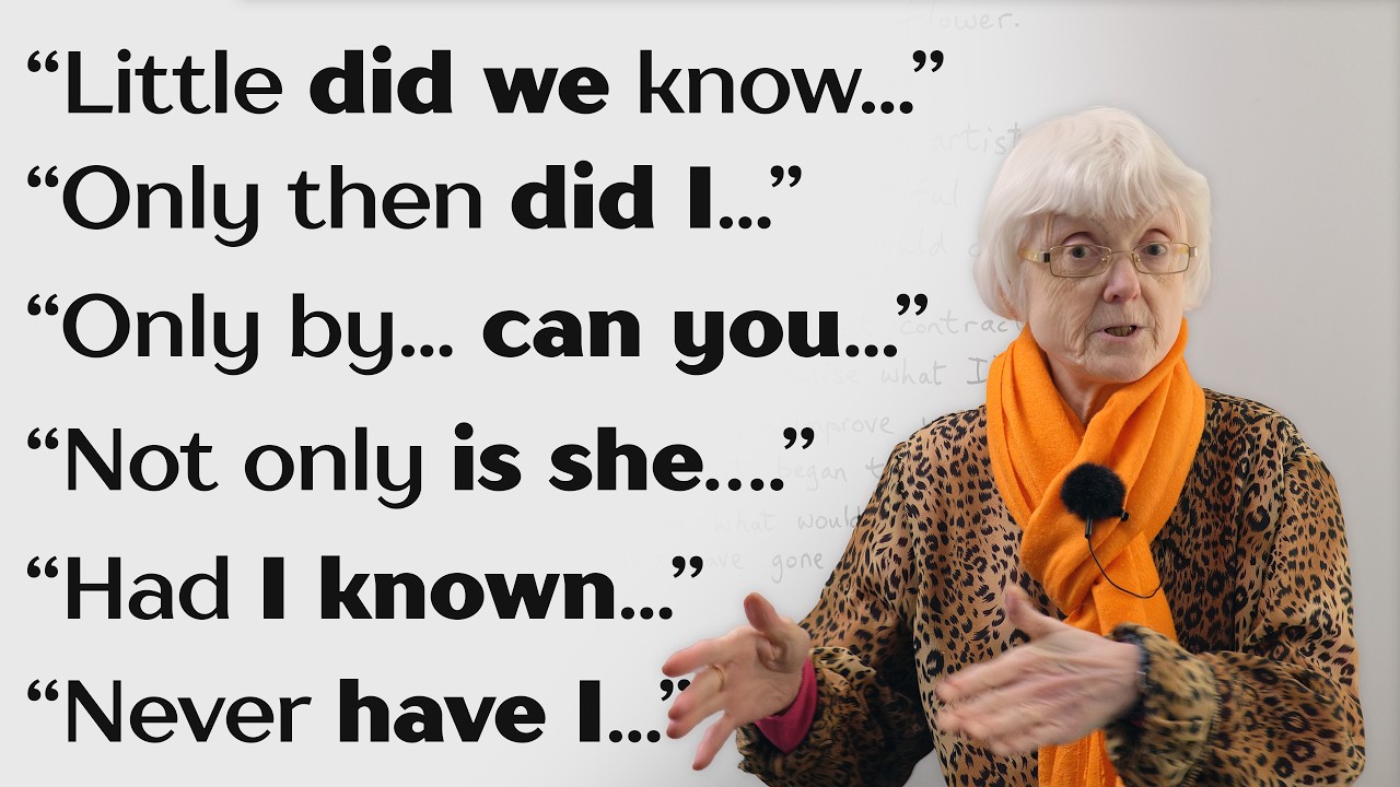 &ldquo;Never have I&rdquo;, &ldquo;Little did I know&rdquo;, &ldquo;Not only is&rdquo; | English Word Order Inversion