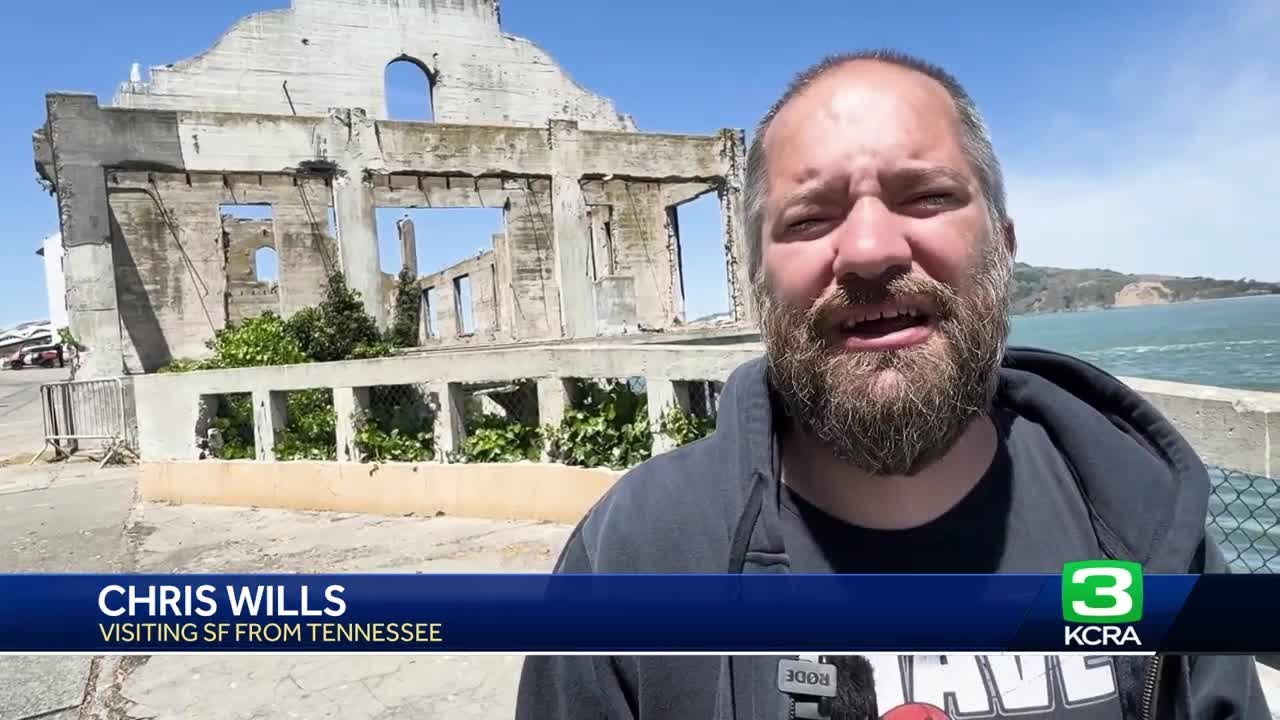 Tourists react to President Trump's call to reopen Alcatraz as a prison