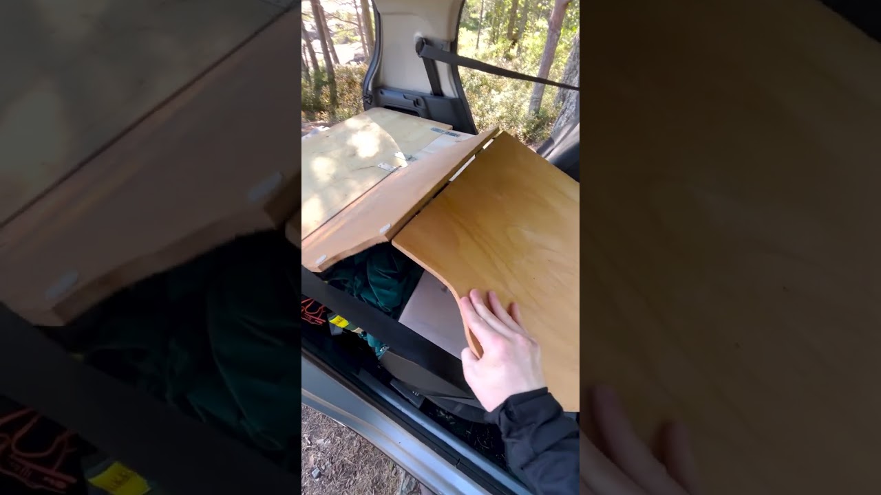 Aufbau der Schlaffläche - Smart-Camper