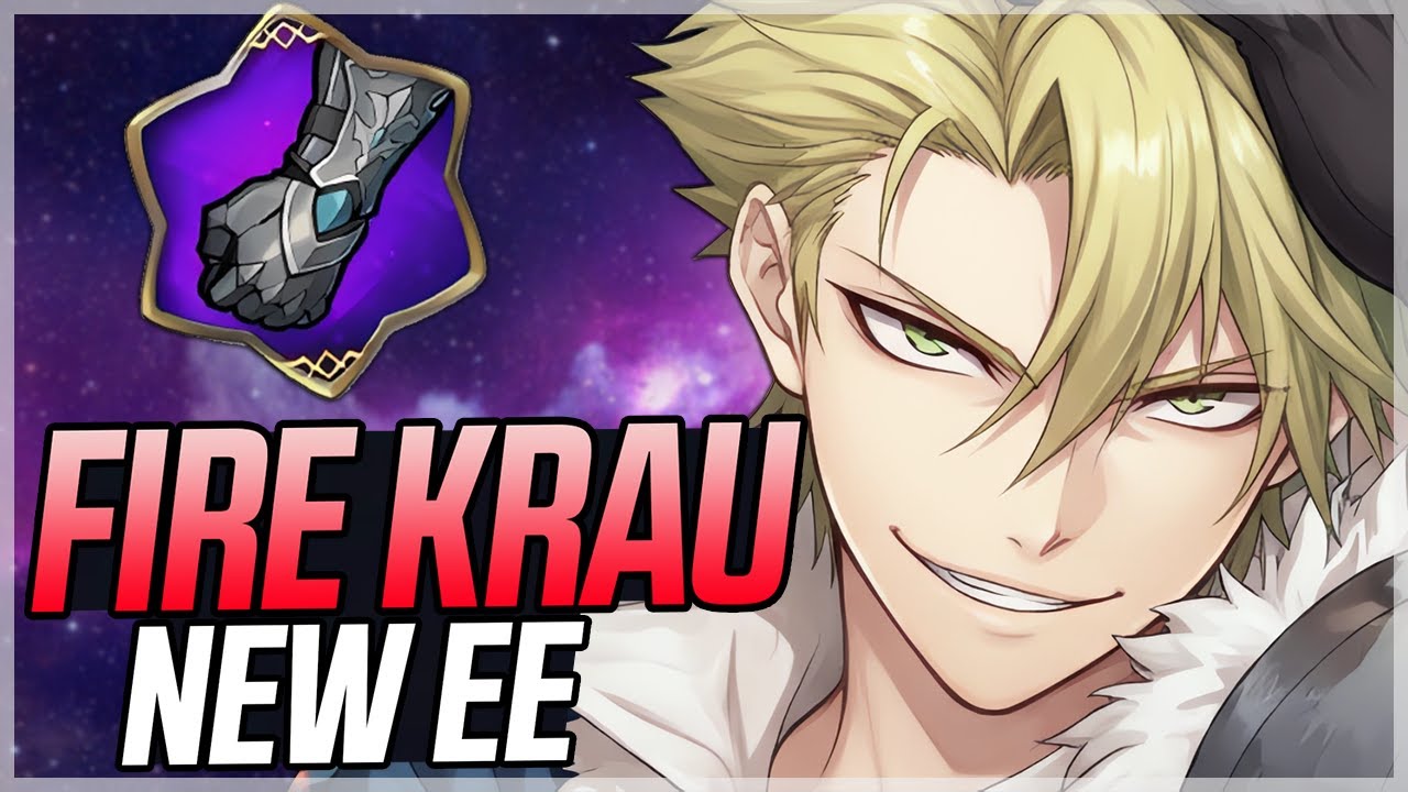 BRING FIRE KRAU BACK TO RTA with NEW EE (20% DAMAGE ON S3) - Epic Seven