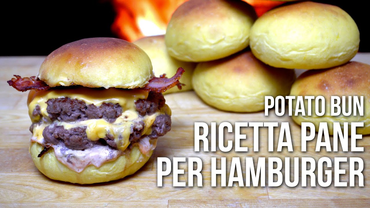 Il PANE PERFETTO per gli HAMBURGER! - Ricetta POTATO BUN
