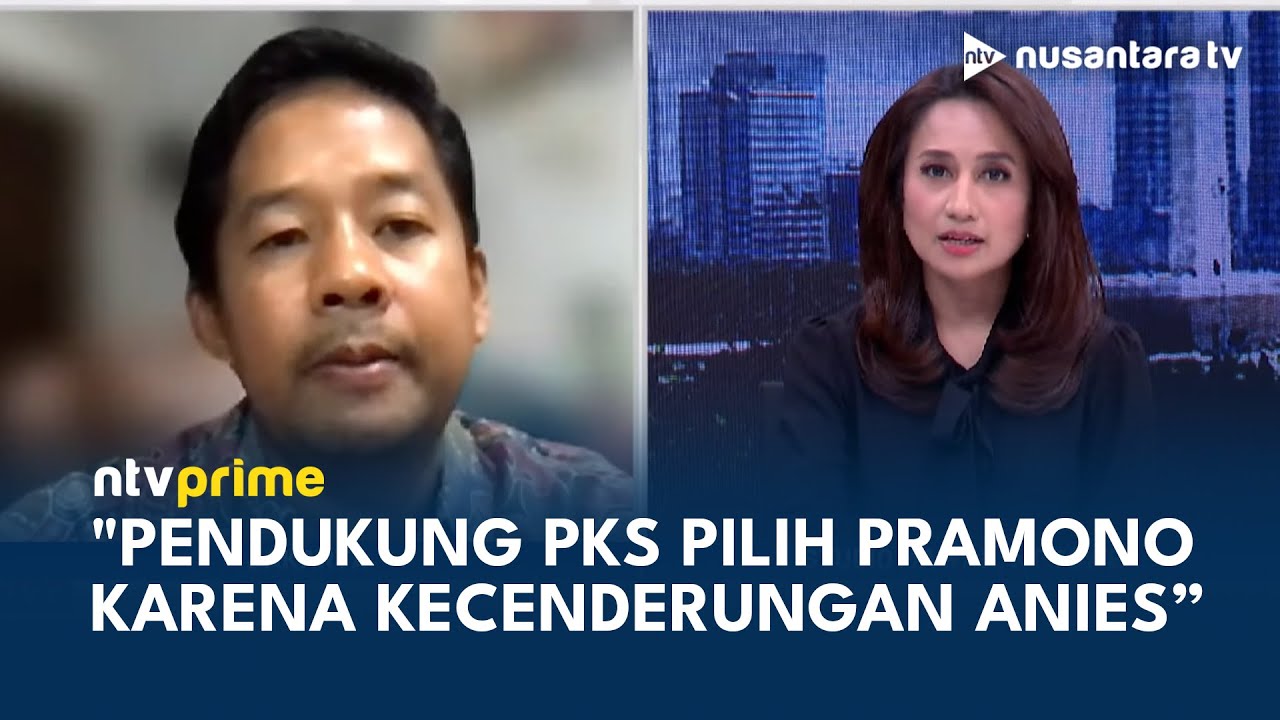 Pendukung PKS Pilih Pramono, Saidiman: Mayoritas Pendukung PKS Pilih Anies di Pilpres | NTV PRIME