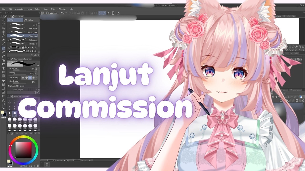 【 DRAWING 】FIRST COMMISSION ON VGEN!! YAY