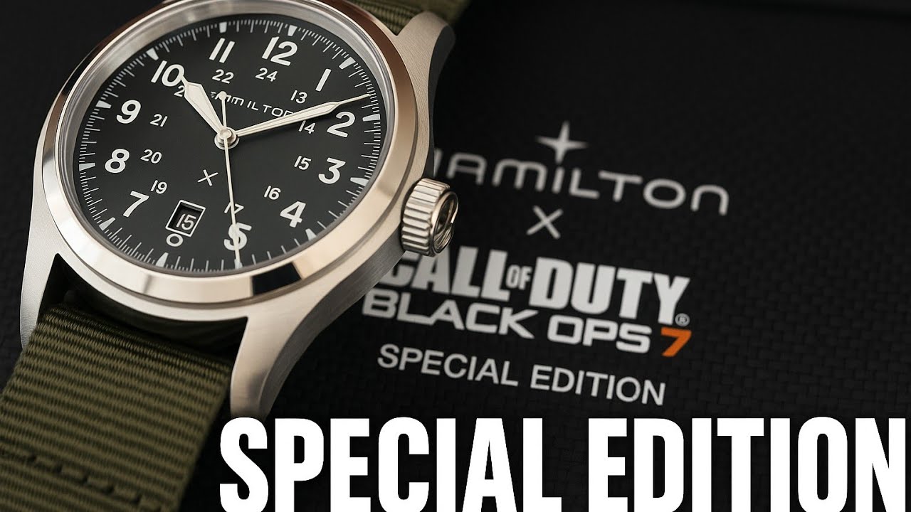 Reloj Hamilton X Call Of Duty : Edición Limitada a 5000 unidades. 