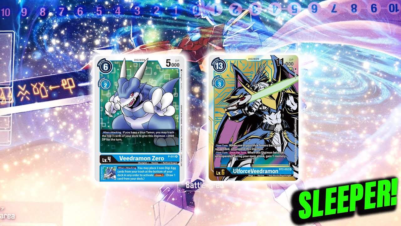 This Deck Beats the BEST Digimon Decks! UlforceVeedramon! Set 1.5 Format! Digimon Trading Card 2021