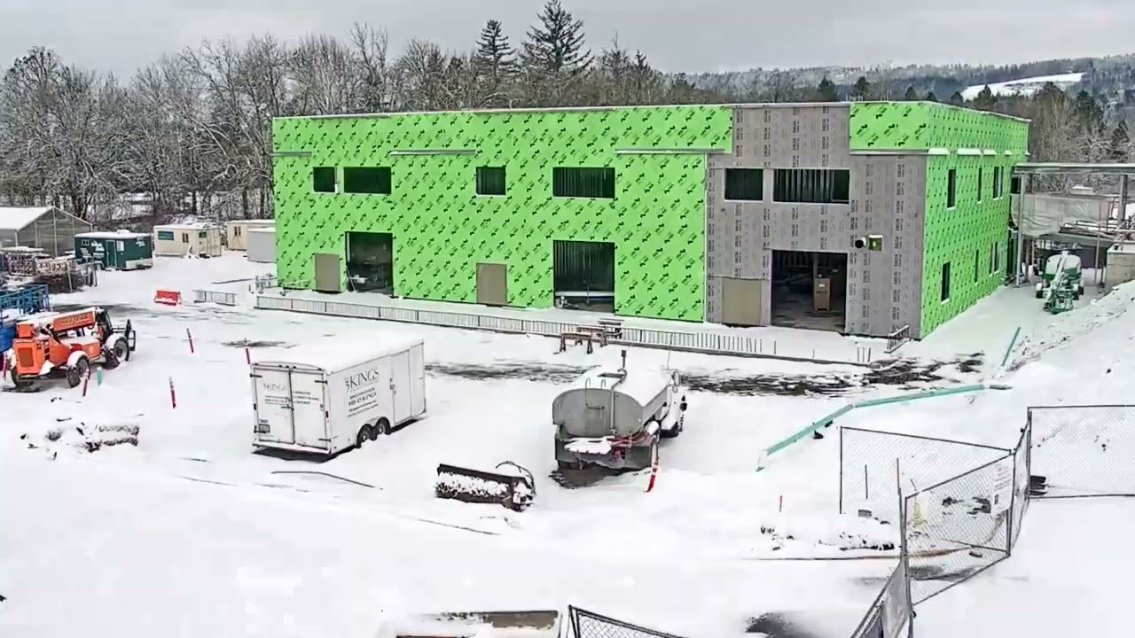 Newberg High School CTE Science Wing Construction Timelapse - 2022 2023