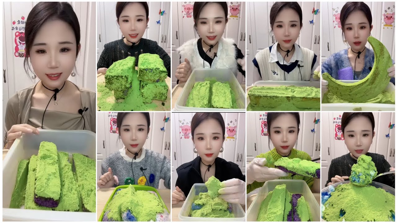YY ICE EATING / MATCHA SHAVED ICE EATING ASMR