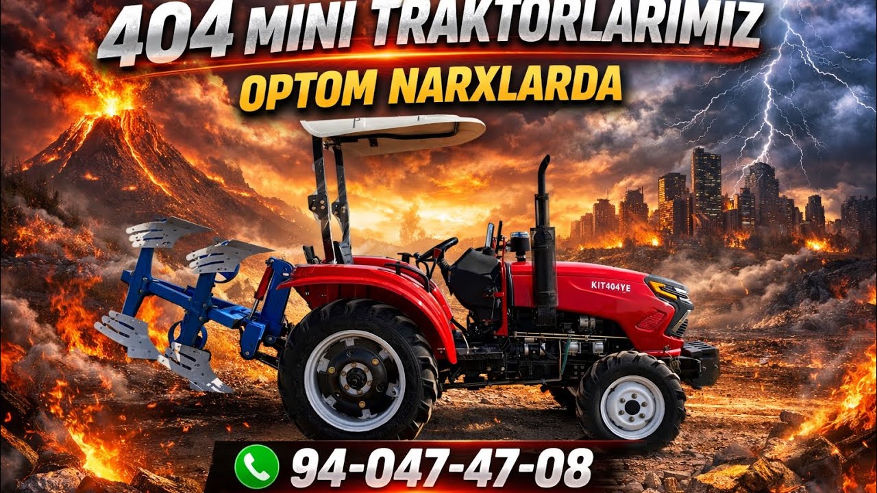 404mini traktorlarimiz optom narxlarda Namangan sodoqat filialimizda 94-047-47-08