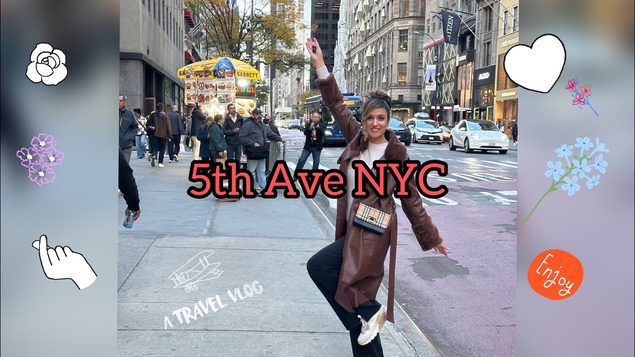 NYC Vlog Part 2 | Walking 5th Avenue, Luxury Stores & City Vibes 
