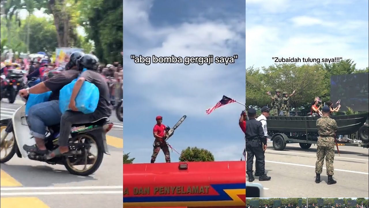 Gelagat Lucu Rakyat Malaysia Pada Sambutan Hari Kemerdekaan 2024
