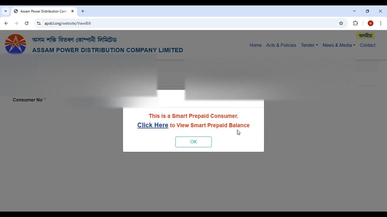 HOW TO DOWNLOAD SMART METER ELECTRICITY BILL OF ASSAM POWER DISTRIBUTION COMPANY LIMITED