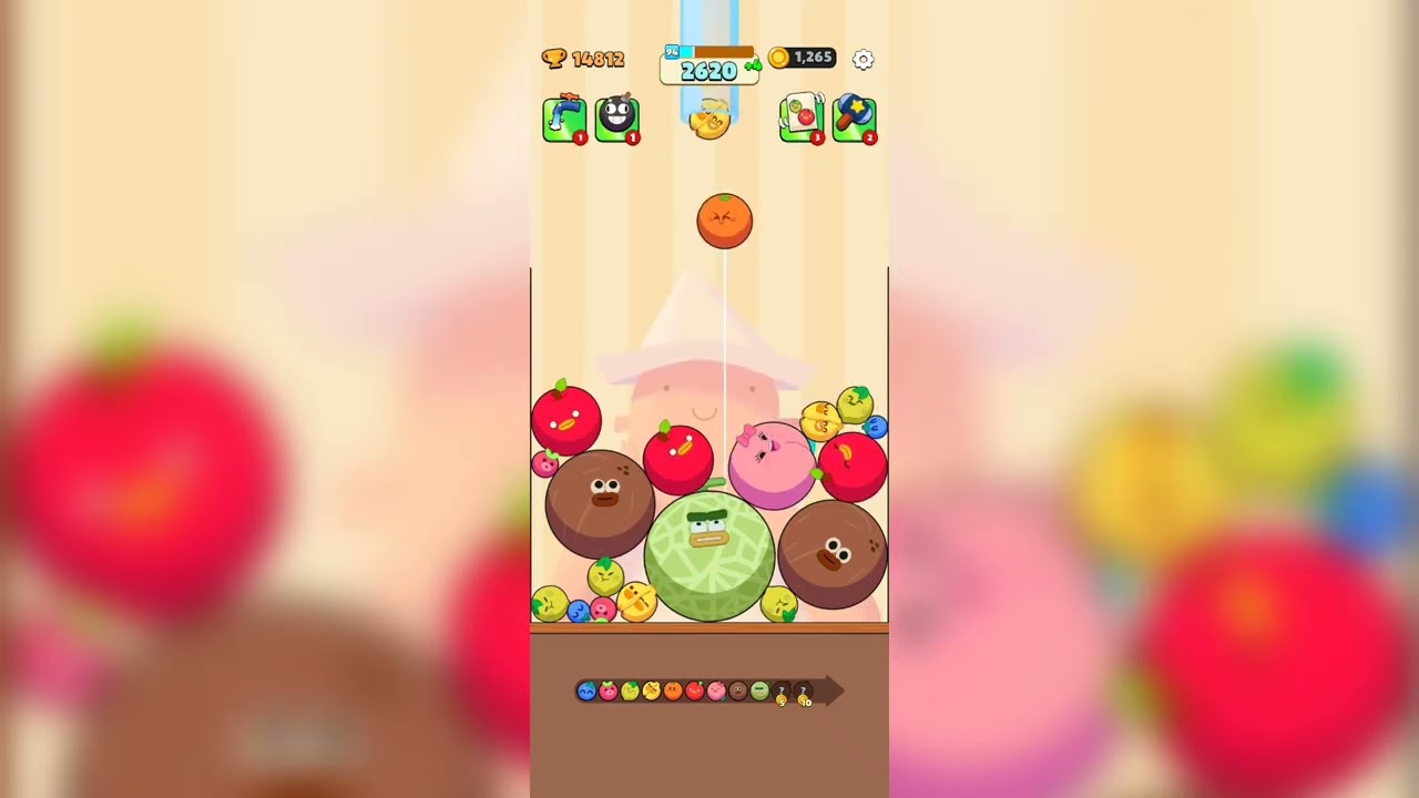 #Mobile Game Play : Fruit Clash - Sort and Merge Classic (Level 91 to 96)