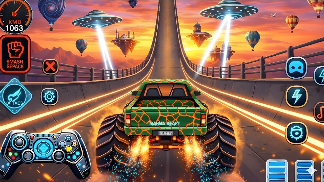 Ultimate Monster Truck Stunts 2026: Mega Ramp Racing 🚛 | 4K Ultra Graphics Gameplay (Android)