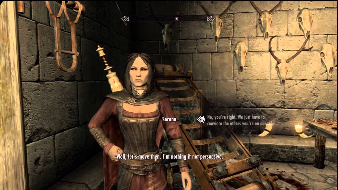 The Elder Scrolls V: Dawnguard - Serana appears at Fort Dawnguard