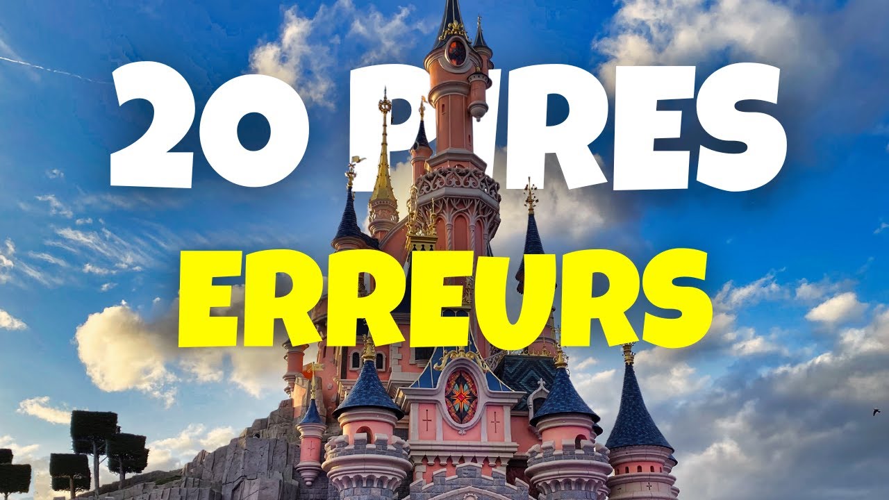 LES 20 PIRES ERREURS À DISNEYLAND PARIS ! (ne faites pas ça)